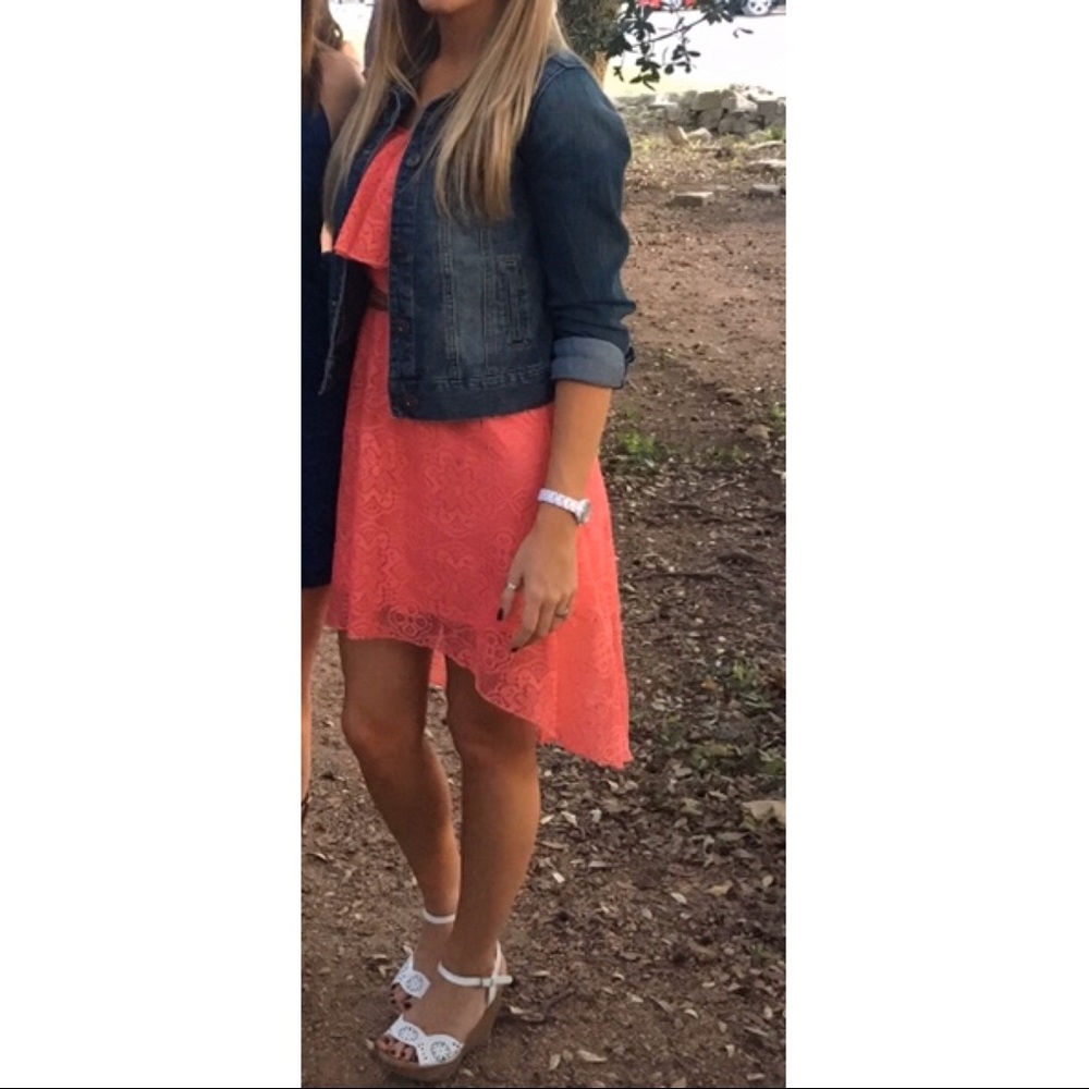 Pink High Low Dress